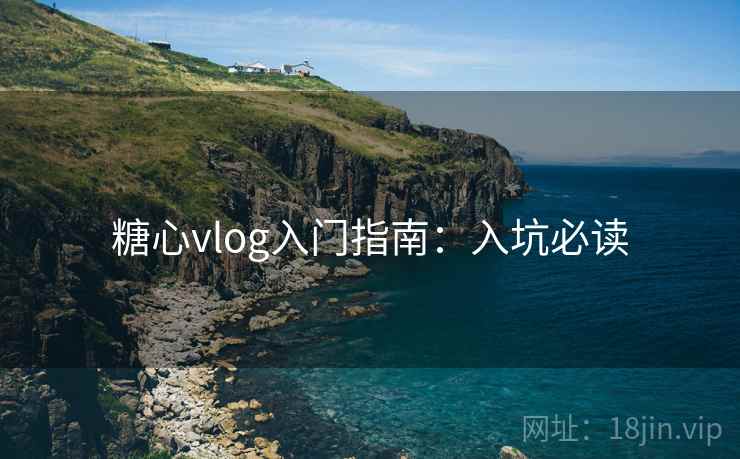 糖心vlog入门指南:入坑必读 第2张 糖心vlog入门指南:入坑必读 第2张